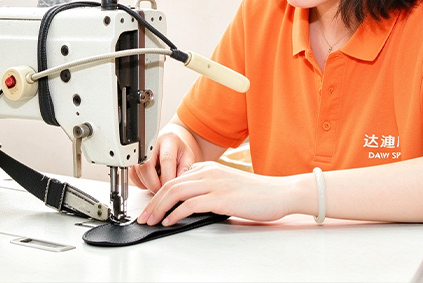 Sewing of custom sports braces and supports